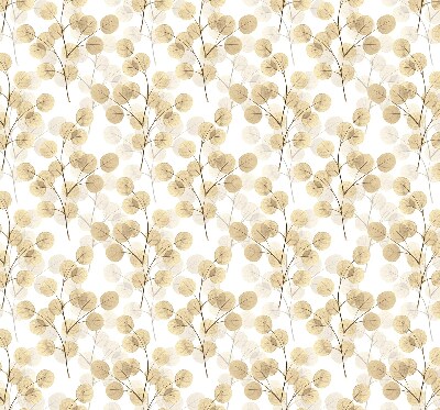 Rolgordijn voor het raam Gele takken