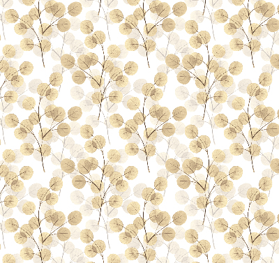 Rolgordijn voor het raam Gele takken