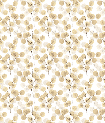 Rolgordijn voor het raam Gele takken