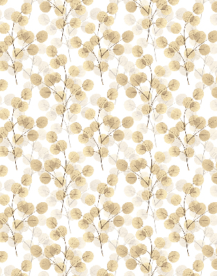 Rolgordijn voor het raam Gele takken