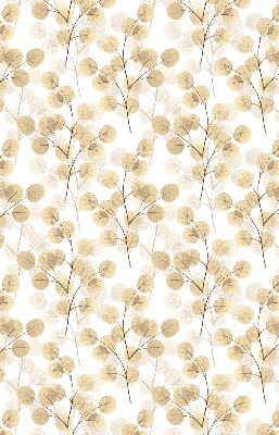 Rolgordijn voor het raam Gele takken