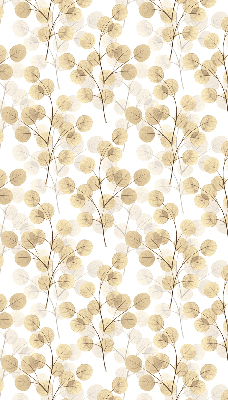 Rolgordijn voor het raam Gele takken