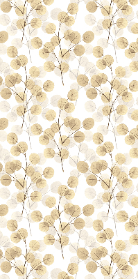 Rolgordijn voor het raam Gele takken