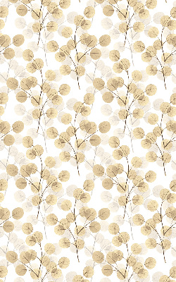 Rolgordijn voor het raam Gele takken