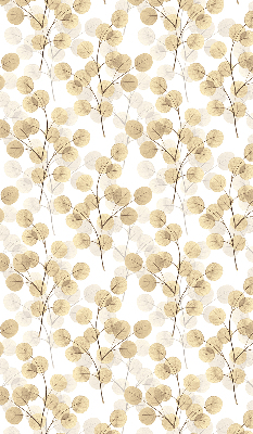 Rolgordijn voor het raam Gele takken