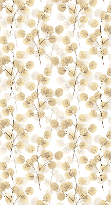 Rolgordijn voor het raam Gele takken