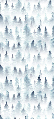 Rolgordijn verduisterend Bos in de mist