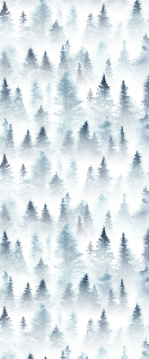 Rolgordijn verduisterend Bos in de mist