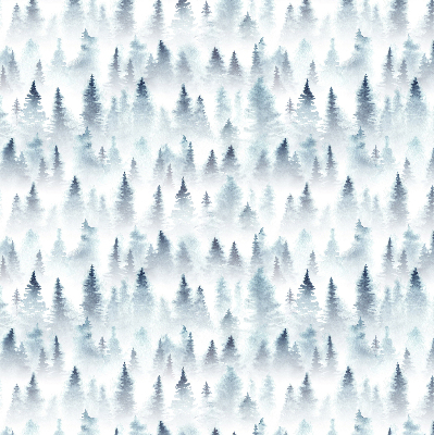 Rolgordijn verduisterend Bos in de mist