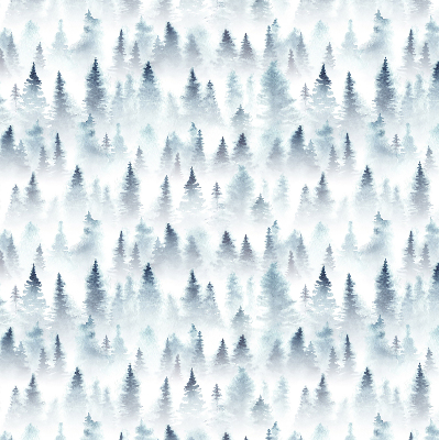 Rolgordijn verduisterend Bos in de mist