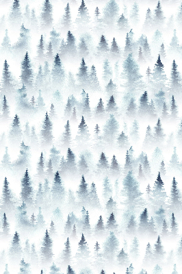 Rolgordijn verduisterend Bos in de mist