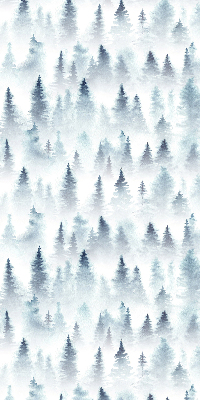 Rolgordijn verduisterend Bos in de mist