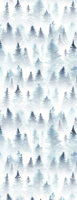 Rolgordijn verduisterend Bos in de mist