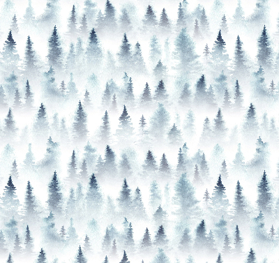 Rolgordijn verduisterend Bos in de mist