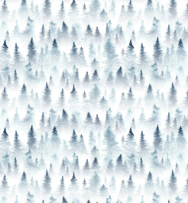 Rolgordijn verduisterend Bos in de mist