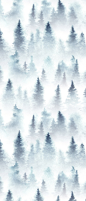 Rolgordijn verduisterend Bos in de mist