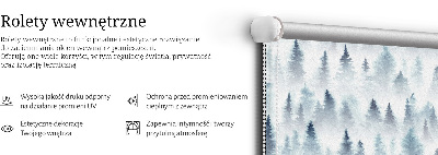 Rolgordijn verduisterend Bos in de mist