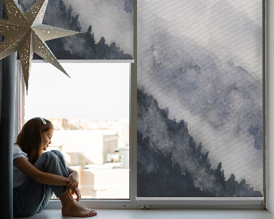 Rolgordijn verduisterend Mistige bergen