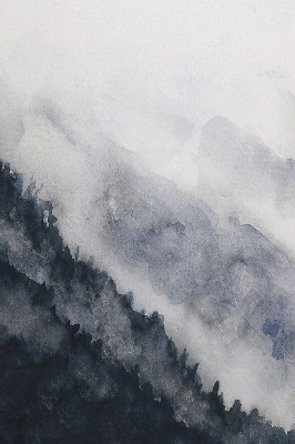 Rolgordijn verduisterend Mistige bergen