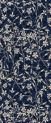 Rolgordijn voor het raam Bloemen