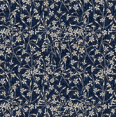 Rolgordijn voor het raam Bloemen