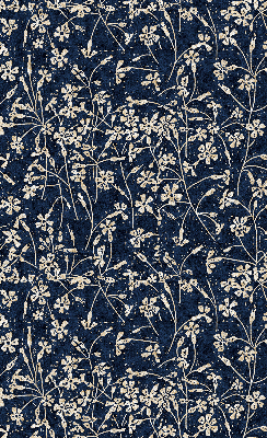 Rolgordijn voor het raam Bloemen