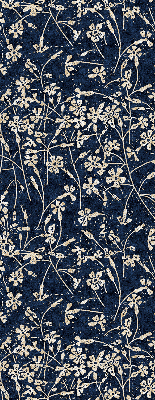 Rolgordijn voor het raam Bloemen