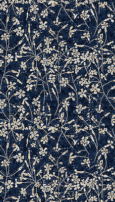 Rolgordijn voor het raam Bloemen