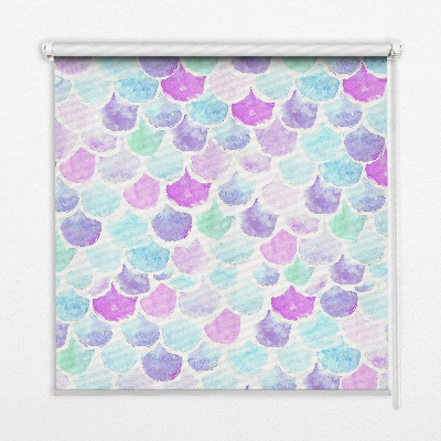 Rolgordijn verduisterend Kleurrijke schubben
