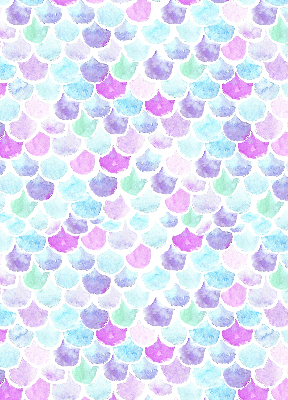 Rolgordijn verduisterend Kleurrijke schubben