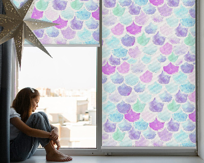 Rolgordijn verduisterend Kleurrijke schubben