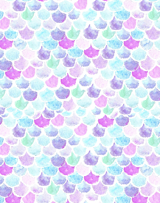 Rolgordijn verduisterend Kleurrijke schubben