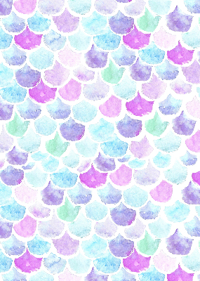 Rolgordijn verduisterend Kleurrijke schubben