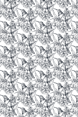 Rolgordijn verduisterend Getekende bloemen