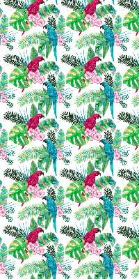 Rolgordijn voor het raam Papegaaien