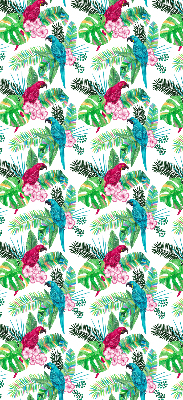 Rolgordijn voor het raam Papegaaien