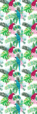 Rolgordijn voor het raam Papegaaien