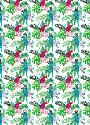 Rolgordijn voor het raam Papegaaien