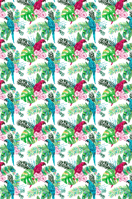 Rolgordijn voor het raam Papegaaien