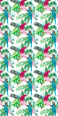 Rolgordijn voor het raam Papegaaien