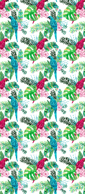 Rolgordijn voor het raam Papegaaien