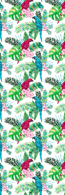 Rolgordijn voor het raam Papegaaien