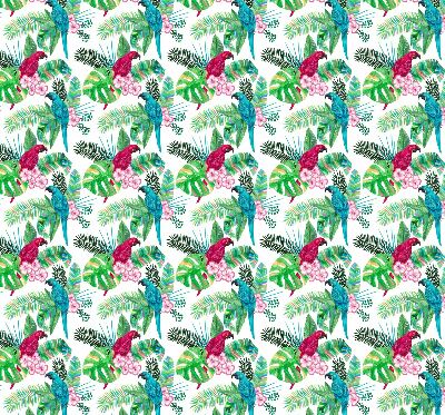 Rolgordijn voor het raam Papegaaien