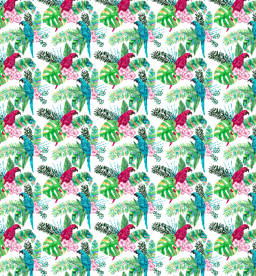 Rolgordijn voor het raam Papegaaien