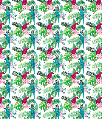 Rolgordijn voor het raam Papegaaien