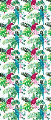 Rolgordijn voor het raam Papegaaien