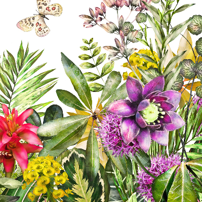 Rolgordijn verduisterend Bloemen