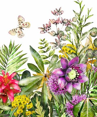 Rolgordijn verduisterend Bloemen