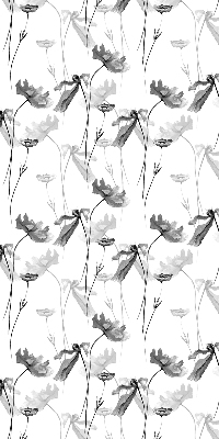 Rolgordijn verduisterend Getekende bloemen