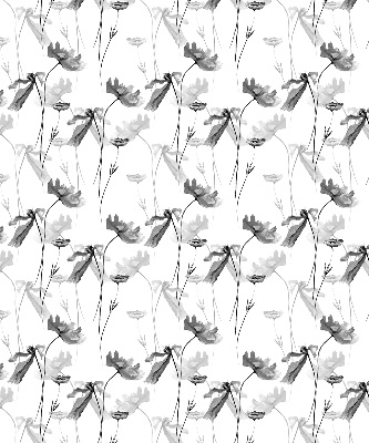 Rolgordijn verduisterend Getekende bloemen